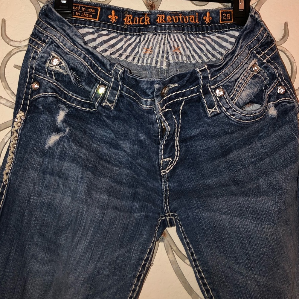 Rock revival jeans/ has a little ink stain